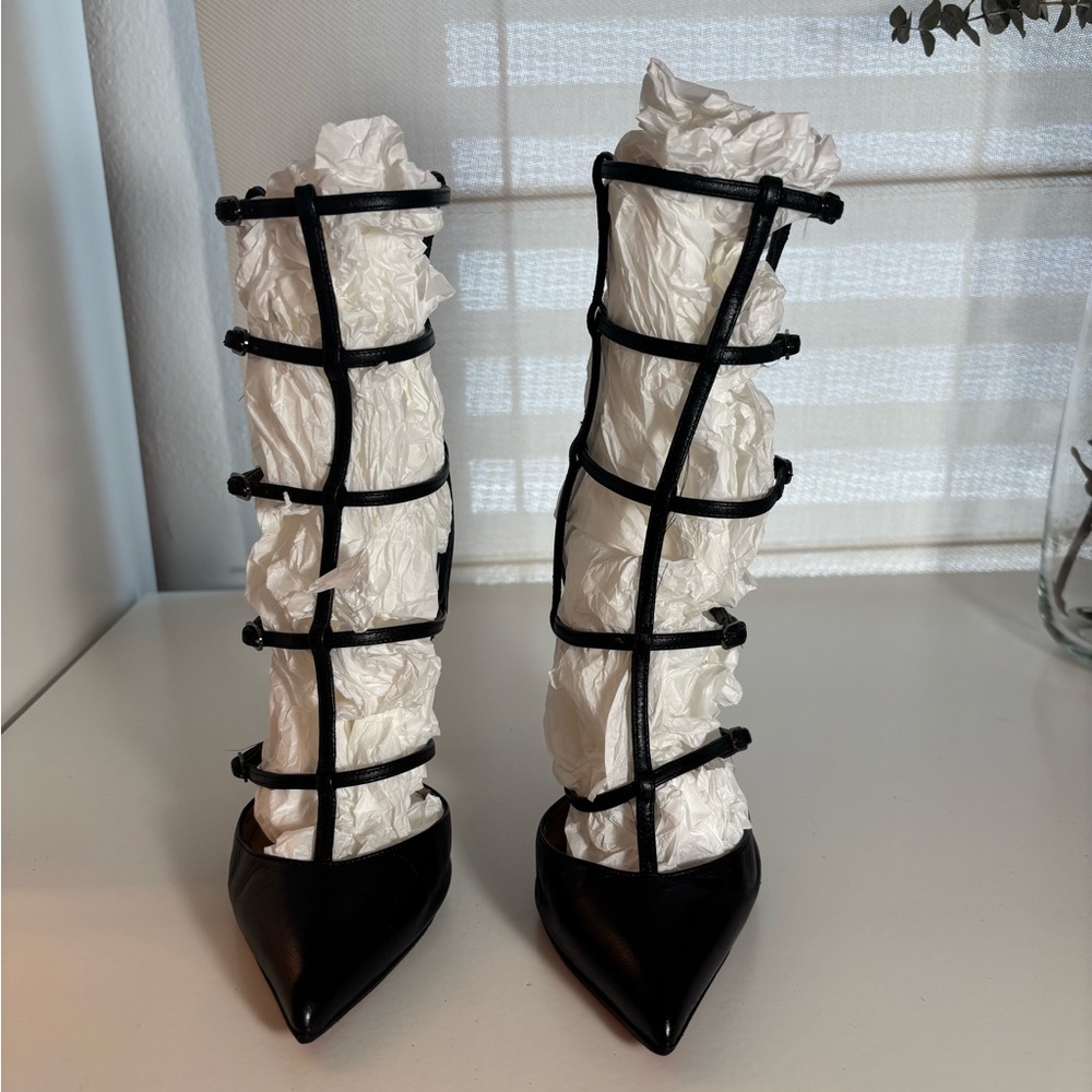 Christian Louboutin Kadreyana Cage Heels
